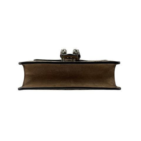 Pre-owned gucci-dionysus-shoulder-bag-gg-supreme-mini-brown-front