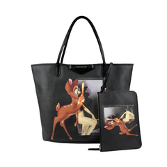 Pre-owned givenchy-antigona-bambi-tote-handbag back view