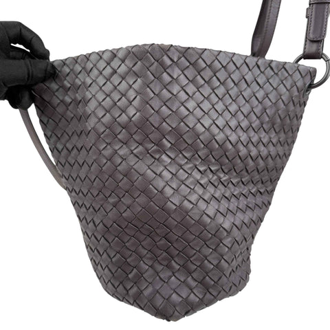 Bottega Veneta Roma Brown Intrecciato Leather Tote Bag