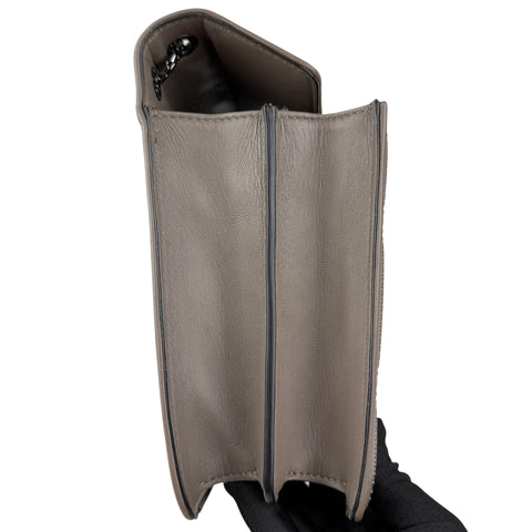 Bulgari Serpenti Forever Moonrock Leather Handbag