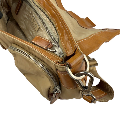 Prada Shoulder Bag  Brown  Nylon