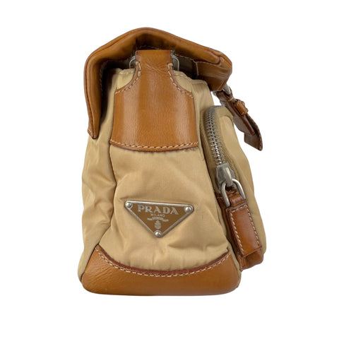 Prada Shoulder Bag  Brown  Nylon