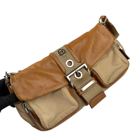 Prada Shoulder Bag  Brown  Nylon