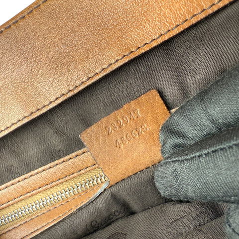 Gucci Bamboo Monogram Large Tote Shoulder Bag