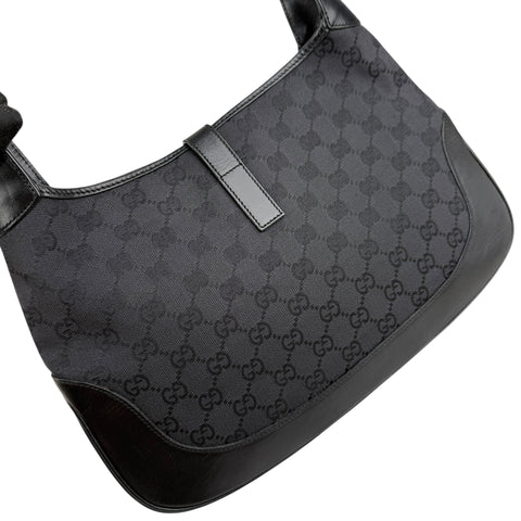 Pre-owned gucci-jackie-gg-canvas-shoulder-handbag