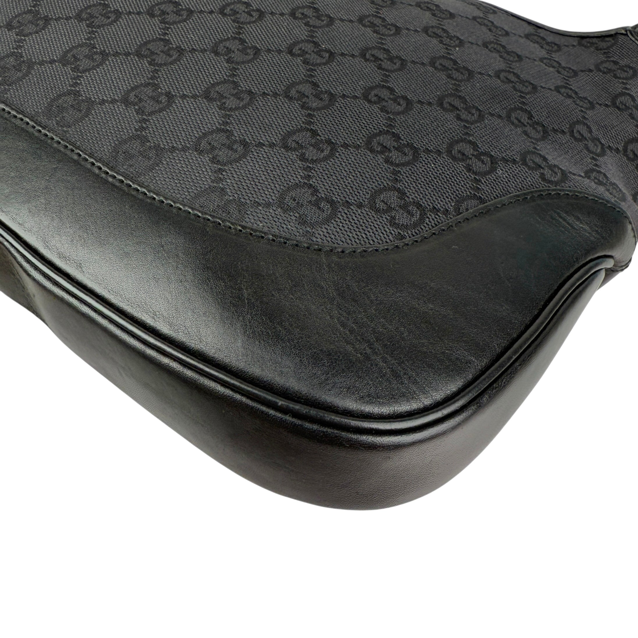 Pre-owned gucci-jackie-gg-canvas-shoulder-handbag