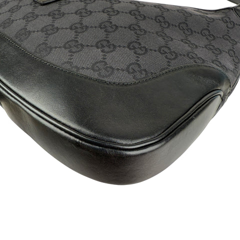 Pre-owned gucci-jackie-gg-canvas-shoulder-handbag
