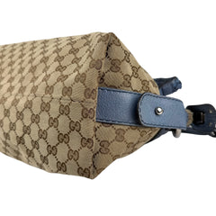 Pre-owned gucci-bamboo-bar-monogram-tote-handbag