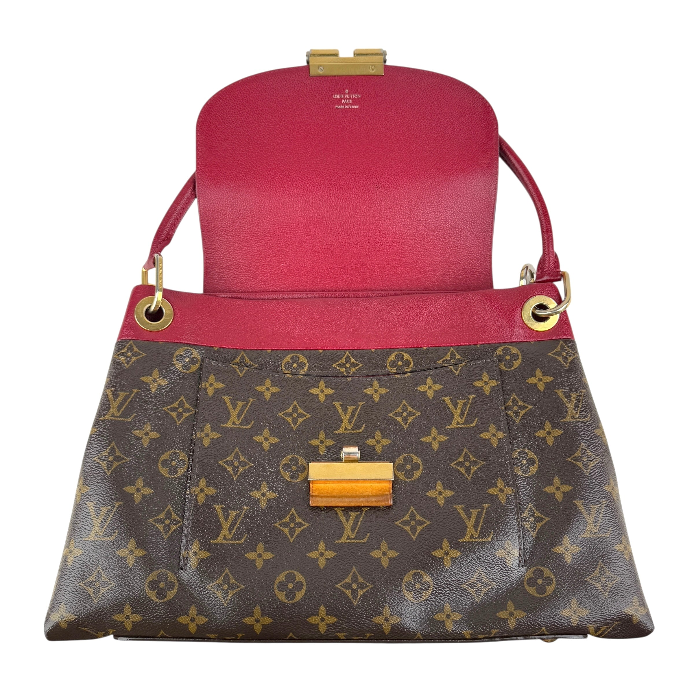Pre-owned louis-vuitton-olympe-auror-monogram-shoulder-bag