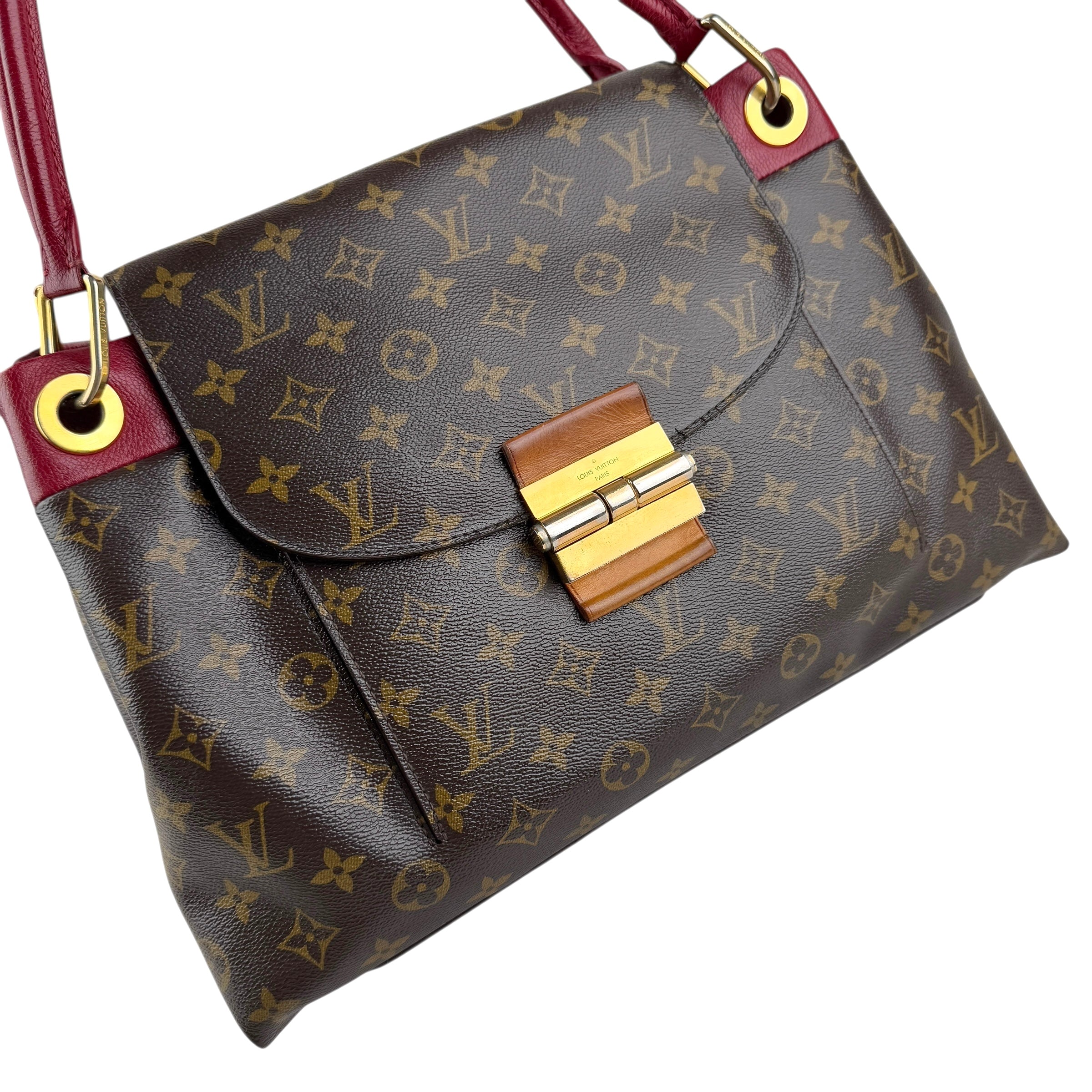 Pre-owned louis-vuitton-olympe-auror-monogram-shoulder-bag