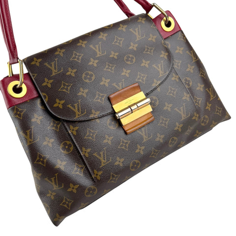 Pre-owned louis-vuitton-olympe-auror-monogram-shoulder-bag