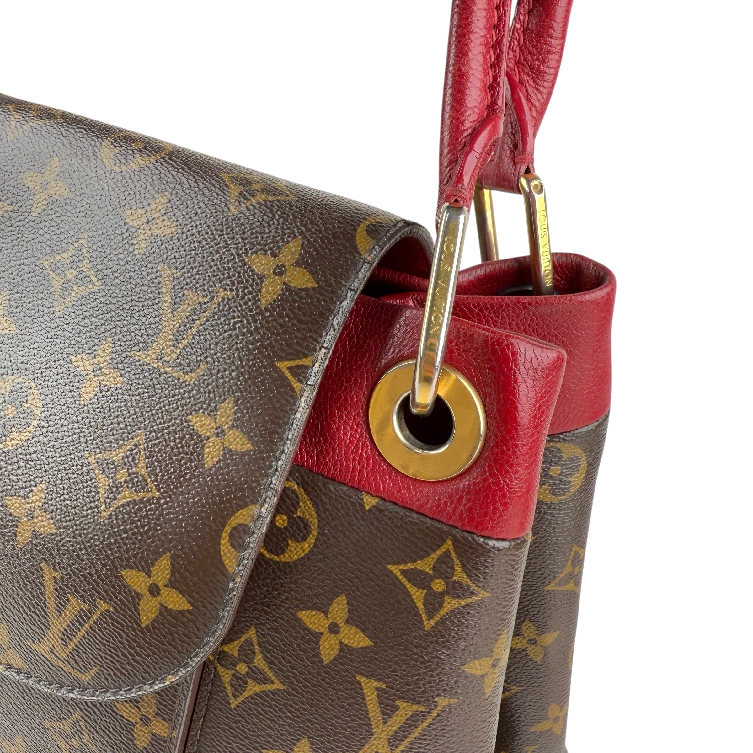 Pre-owned louis-vuitton-olympe-auror-monogram-shoulder-bag