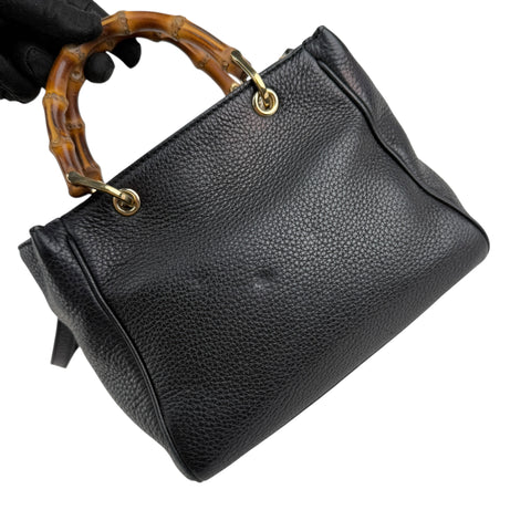 Pre-owned gucci-bamboo-shopper-mini-bag