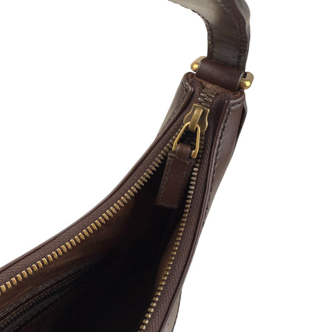 Pre-owned gucci-reins-leather-hobo-handbag
