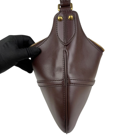 Pre-owned gucci-reins-leather-hobo-handbag