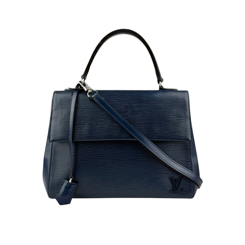 Louis Vuitton Indigo Epi Leather Cluny Bag
