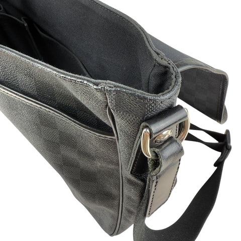 Louis Vuitton Daniel Satchel Leather Bag crossbody bag