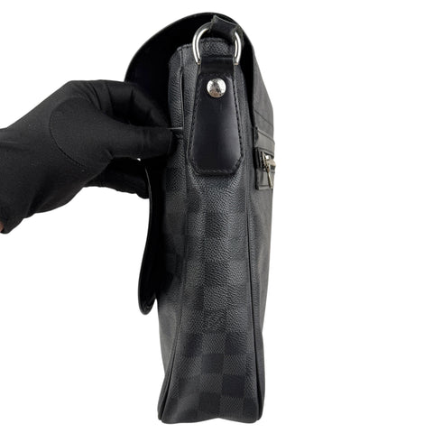 Louis Vuitton Daniel Satchel Leather Bag crossbody bag