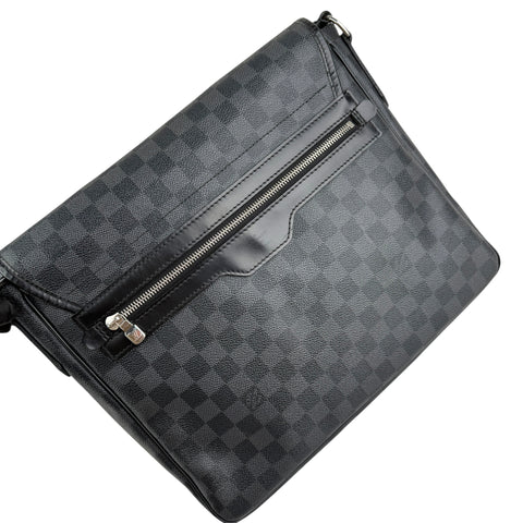 Louis Vuitton Daniel Satchel Leather Bag crossbody bag