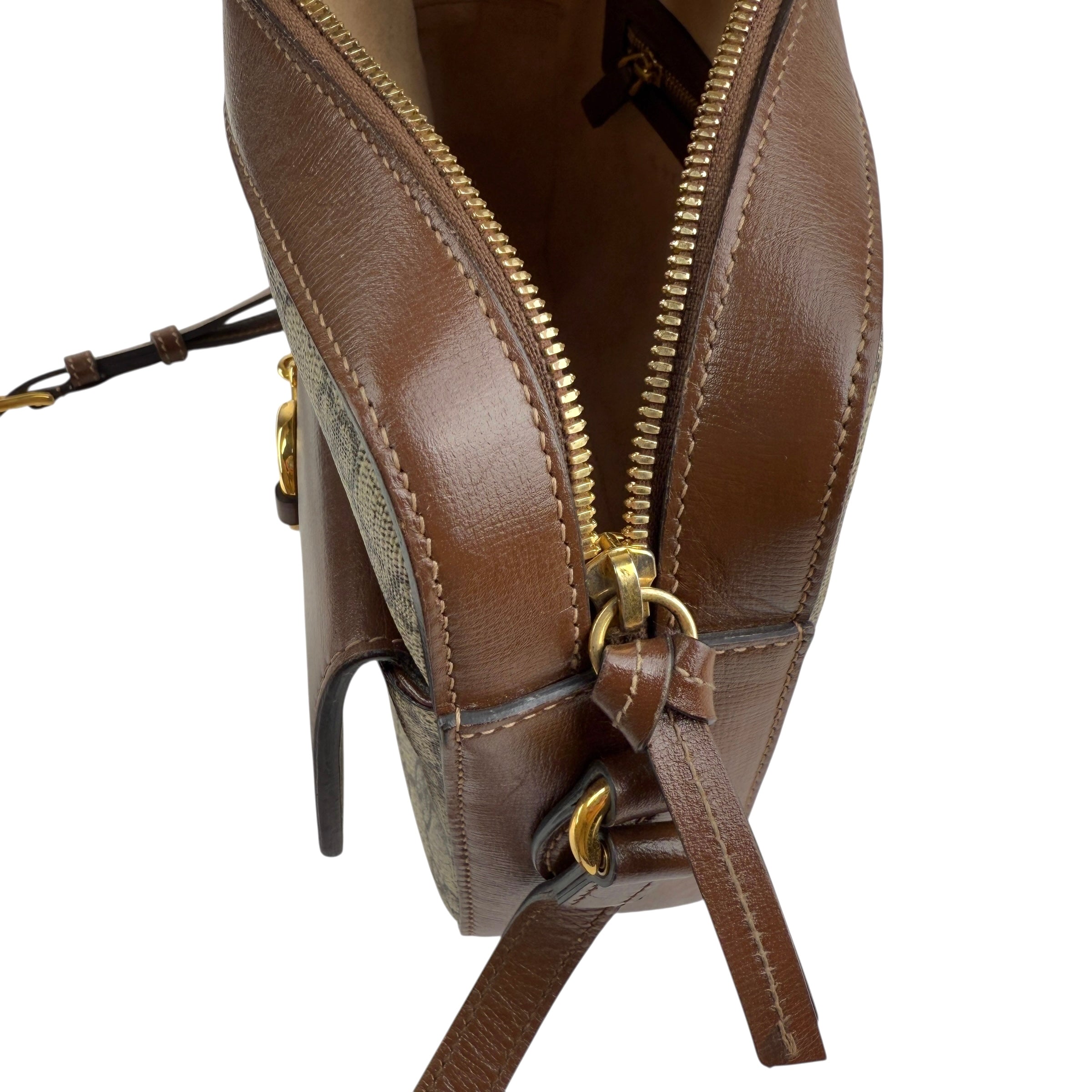 Pre-owned Gucci 1955 Horsebit GG Supreme Shoulder Bag shoulder bag