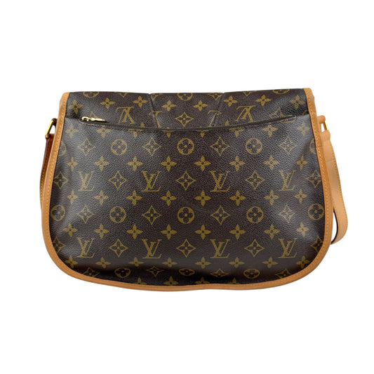Pre-owned louis-vuitton-menilmontant-monogram-shoulder-bag back view