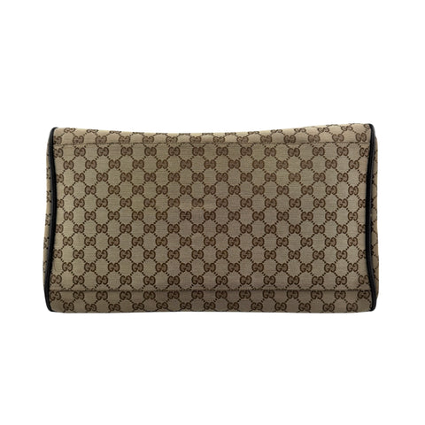 Pre-owned gucci-canvas-web-travel-bag