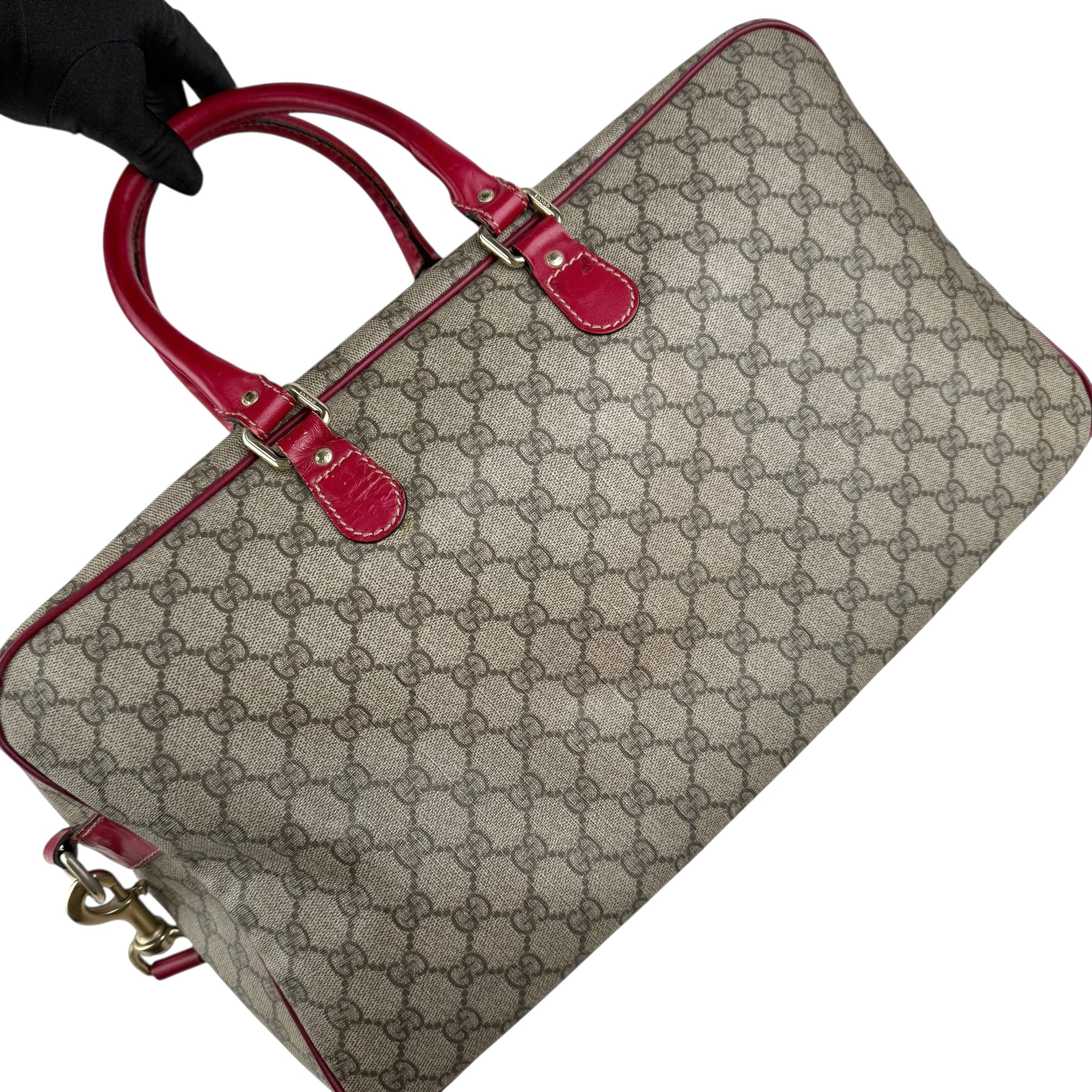 Pre-owned gucci-gg-weekender-bag