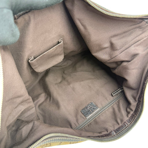 Pre-owned gucci-small-princy-gg-canvas-shoulder-bag-beige-ebony