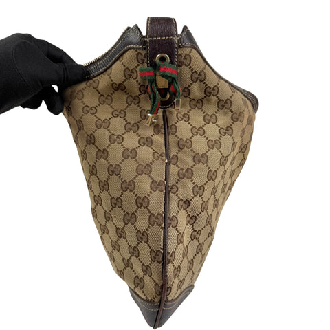 Pre-owned gucci-small-princy-gg-canvas-shoulder-bag-beige-ebony