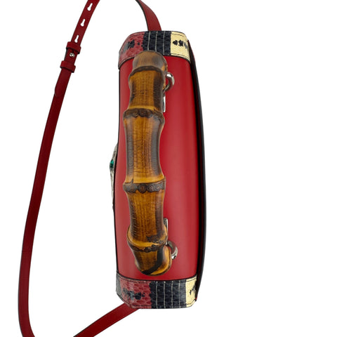 Gucci Bamboo Lilith Coral Snake Handbag
