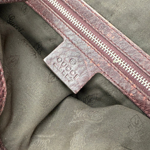 Gucci Bamboo Monogram Large Tote Shoulder Bag