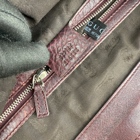 Gucci Bamboo Monogram Large Tote Shoulder Bag