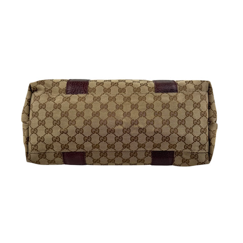 Gucci Bamboo Monogram Large Tote Shoulder Bag