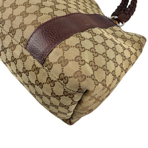 Gucci Bamboo Monogram Large Tote Shoulder Bag