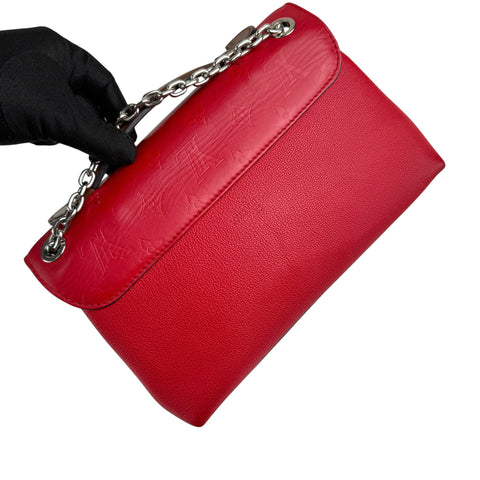 Louis Vuitton Rubis/Blue Monogram Leather Very Chain Bag