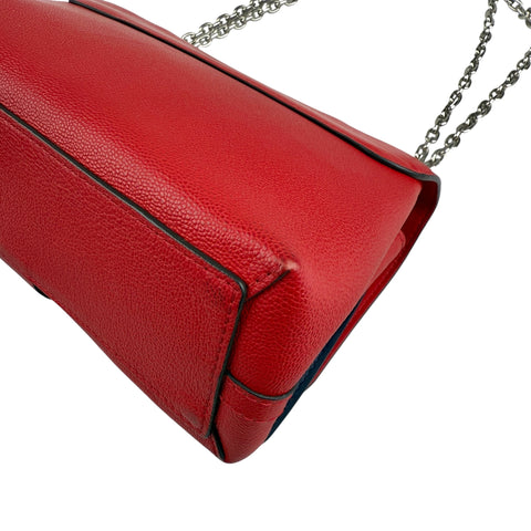 Louis Vuitton Rubis/Blue Monogram Leather Very Chain Bag