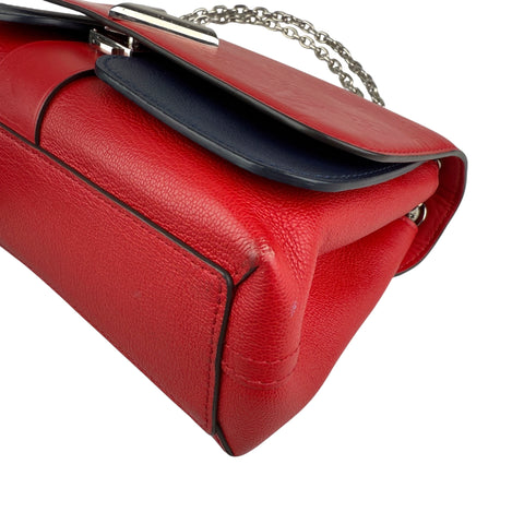 Louis Vuitton Rubis/Blue Monogram Leather Very Chain Bag