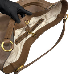 Pre-owned Gucci Brown Leather Tote tote bag
