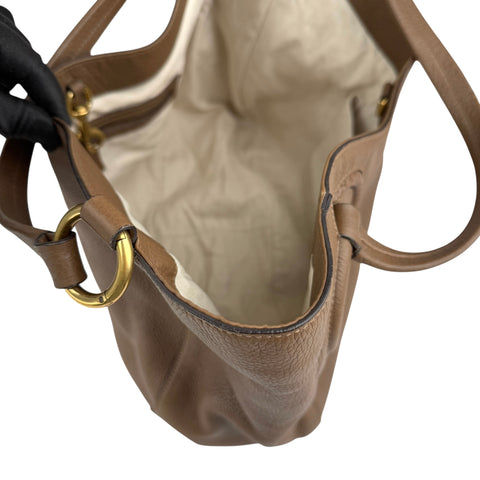 Pre-owned Gucci Brown Leather Tote tote bag