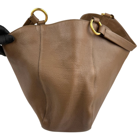 Pre-owned Gucci Brown Leather Tote tote bag