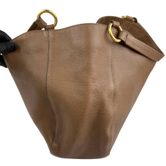 Pre-owned Gucci Brown Leather Tote tote bag