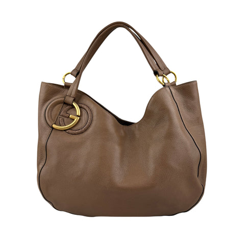Pre-owned Gucci Brown Leather Tote tote bag main image