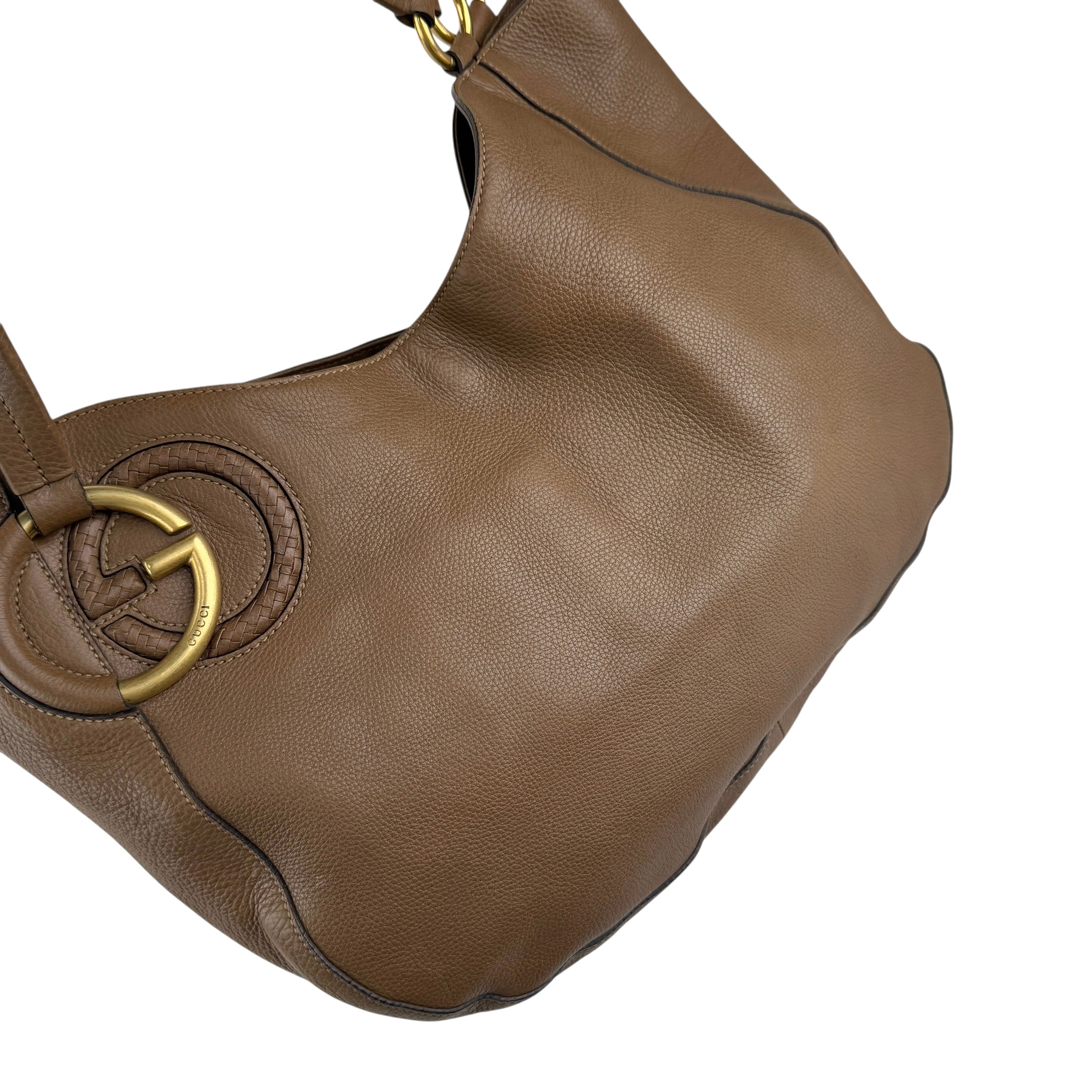 Pre-owned Gucci Brown Leather Tote tote bag