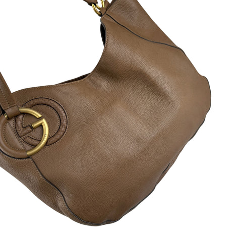 Pre-owned Gucci Brown Leather Tote tote bag
