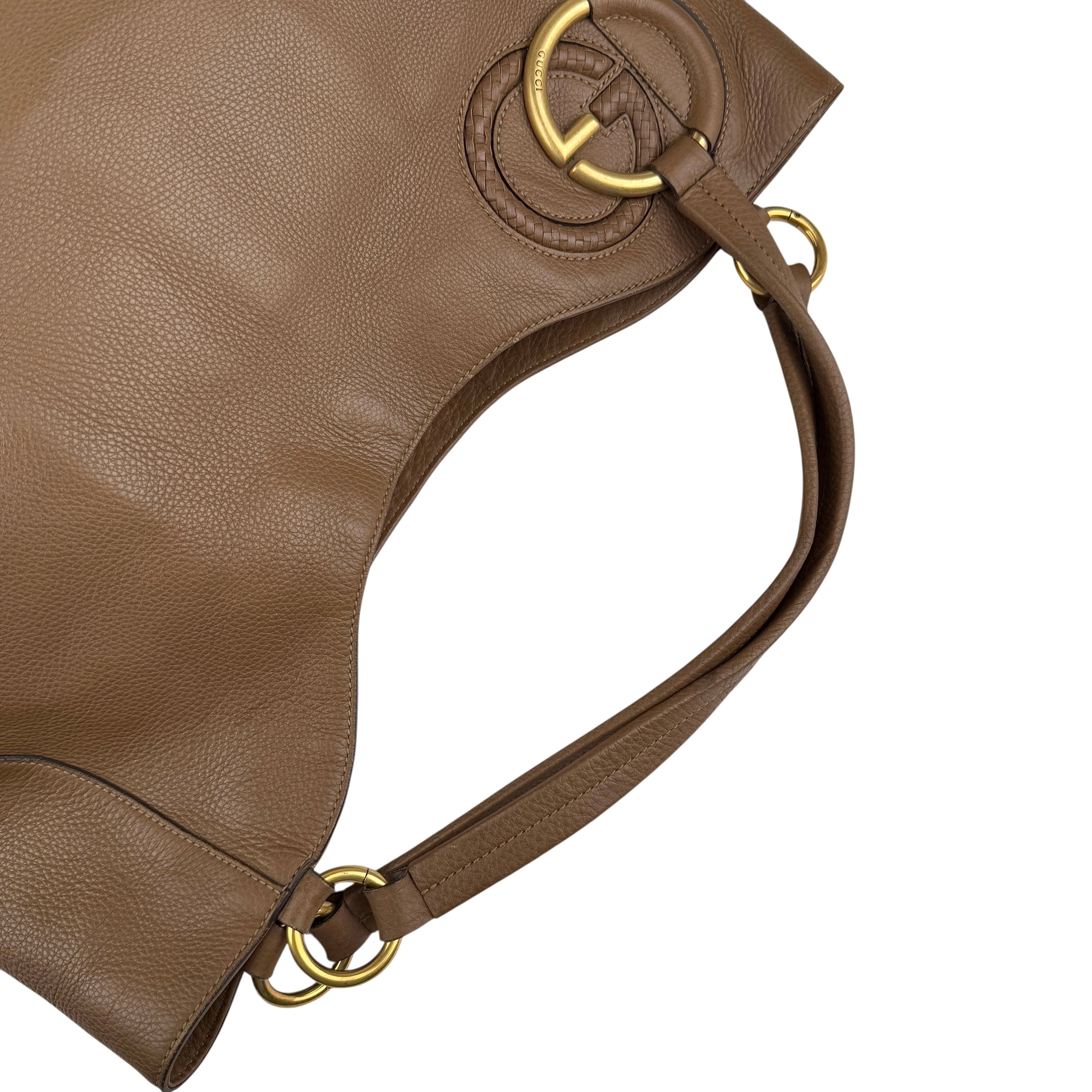 Pre-owned Gucci Brown Leather Tote tote bag
