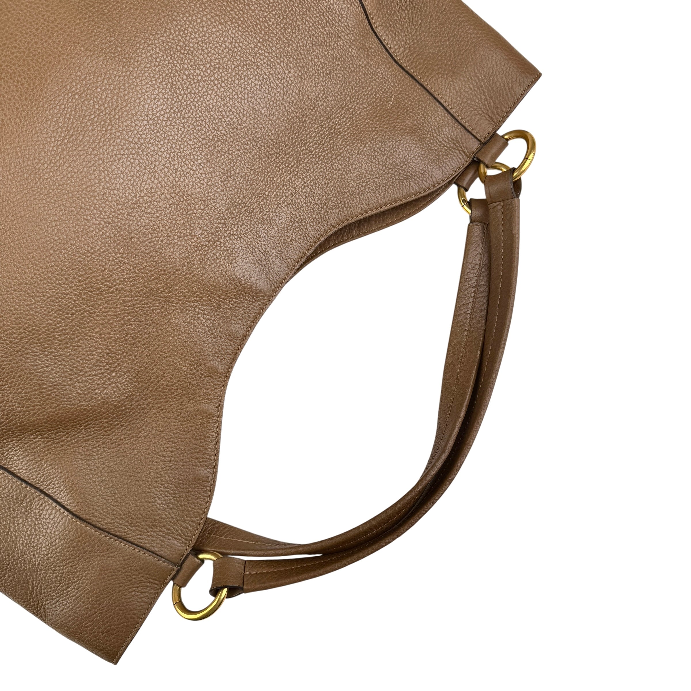 Pre-owned Gucci Brown Leather Tote tote bag