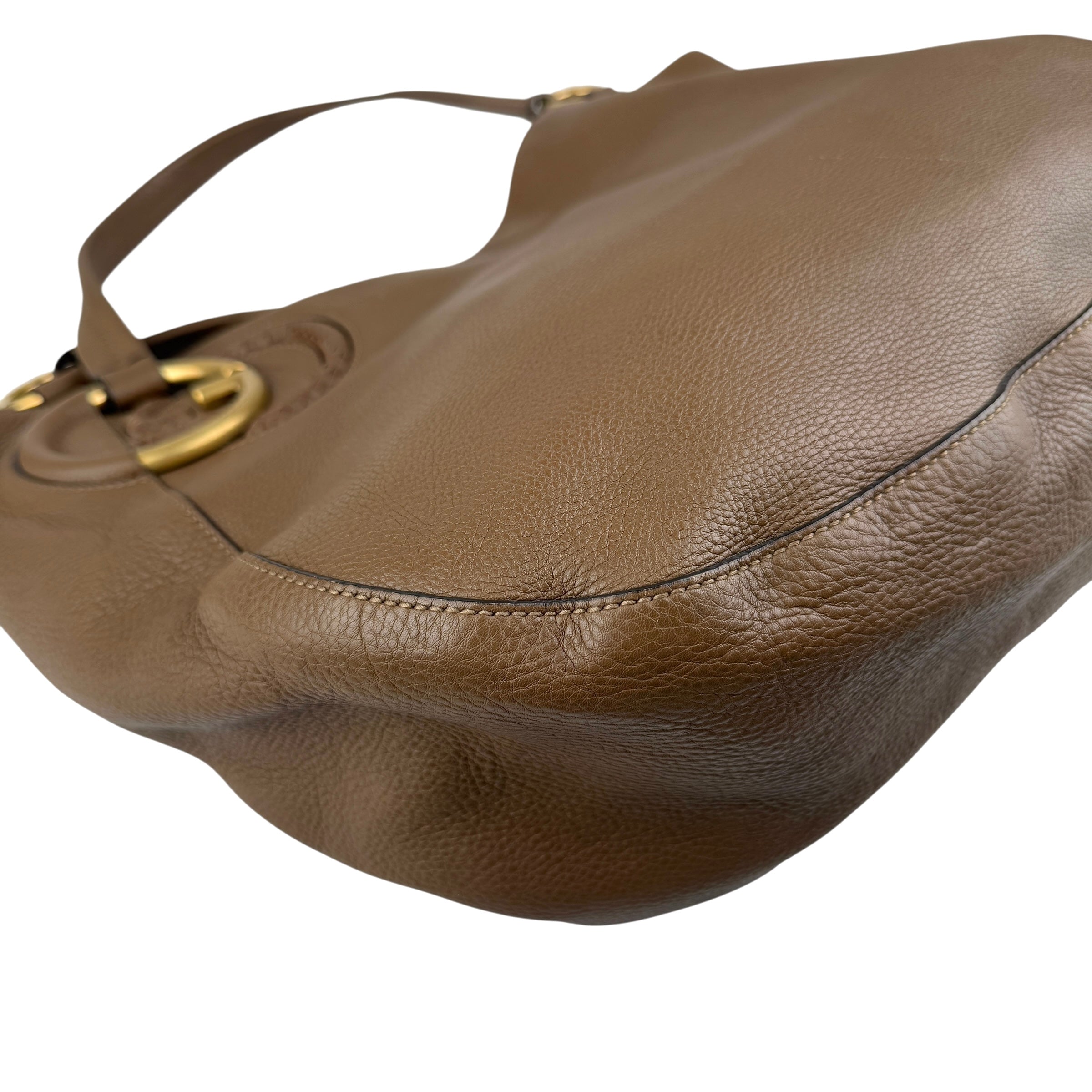 Pre-owned Gucci Brown Leather Tote tote bag