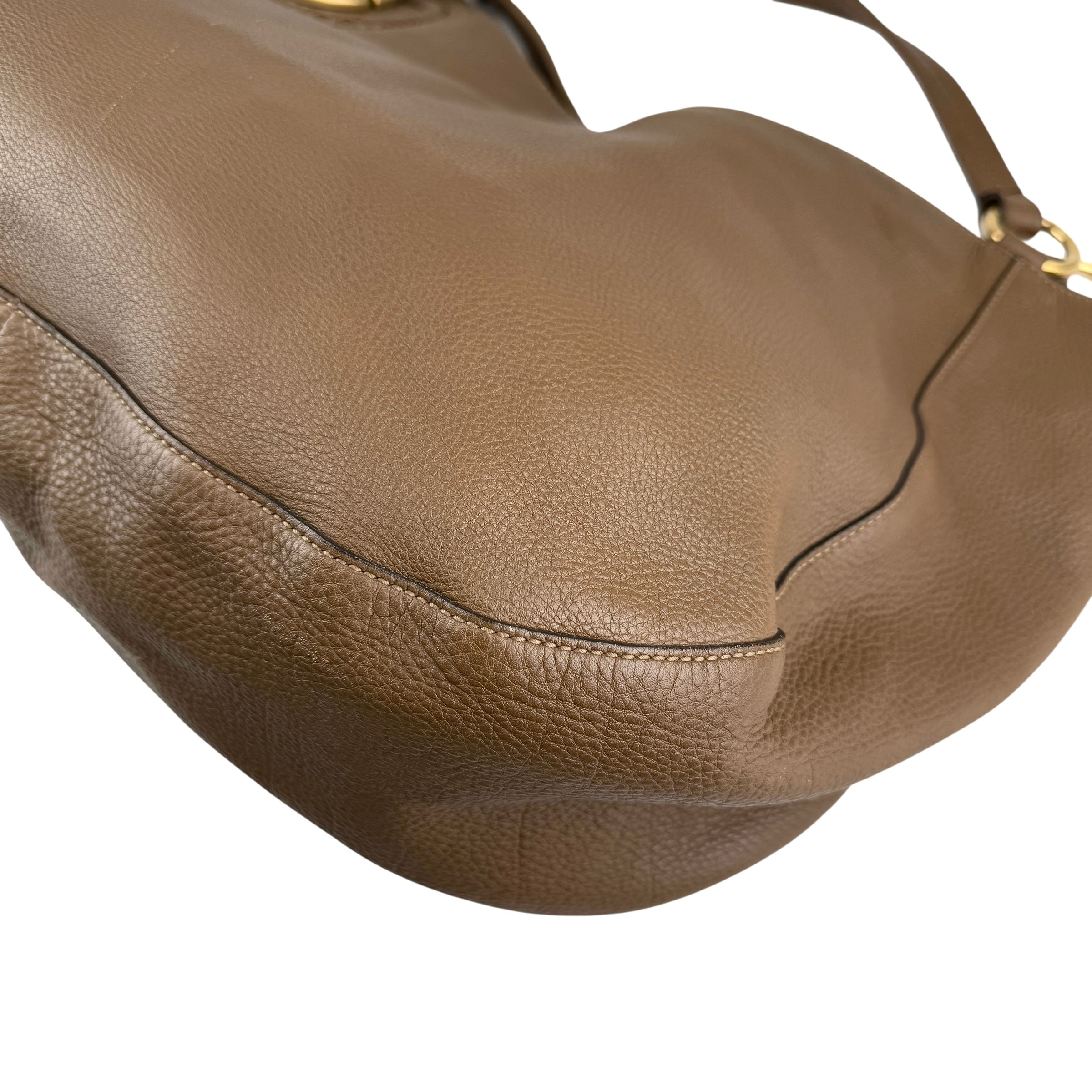 Pre-owned Gucci Brown Leather Tote tote bag