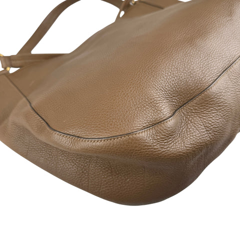 Pre-owned Gucci Brown Leather Tote tote bag