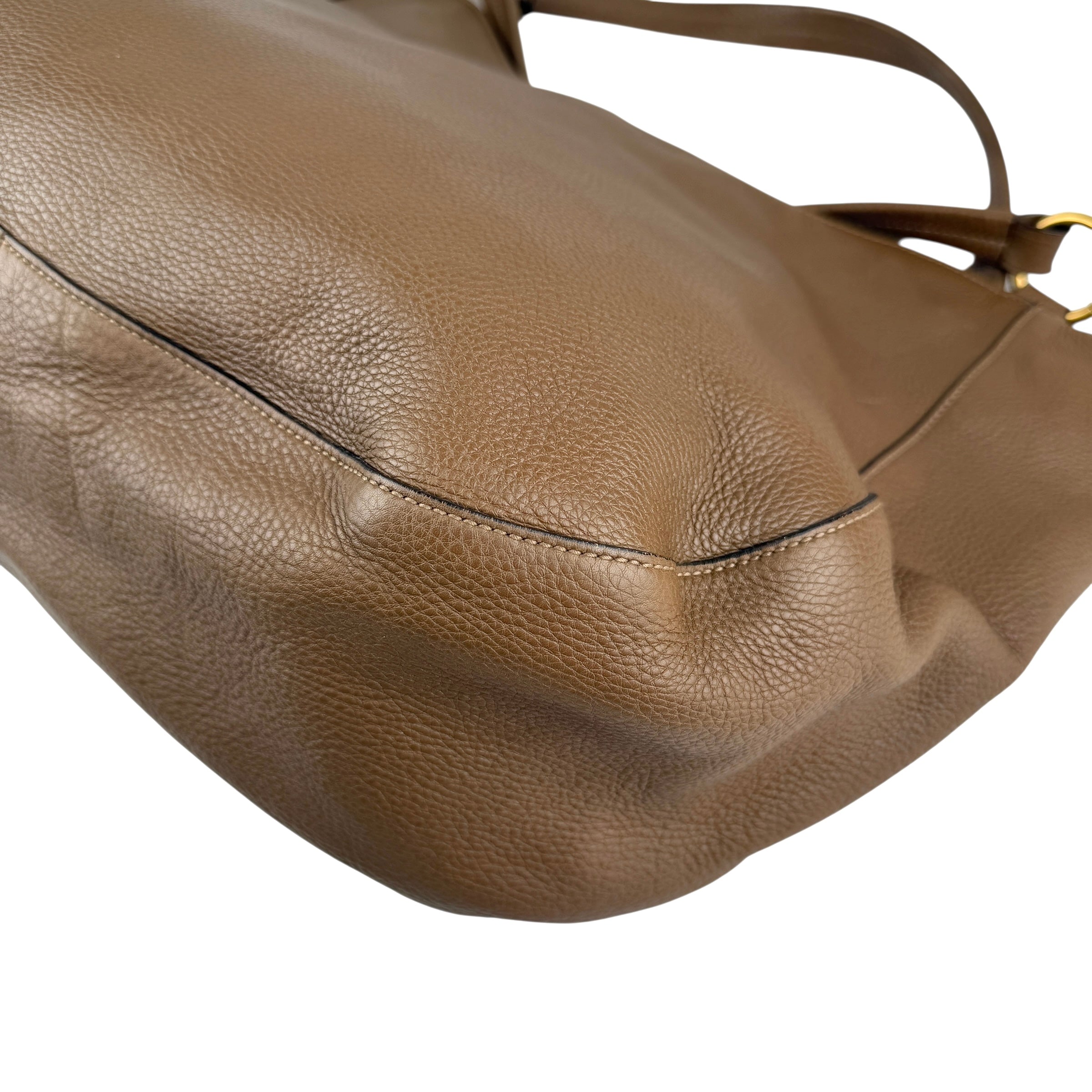 Pre-owned Gucci Brown Leather Tote tote bag